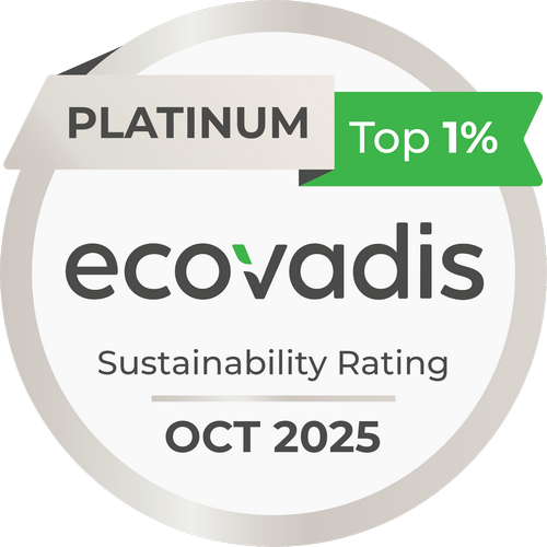 EcoVadis Platinum Medal 2025